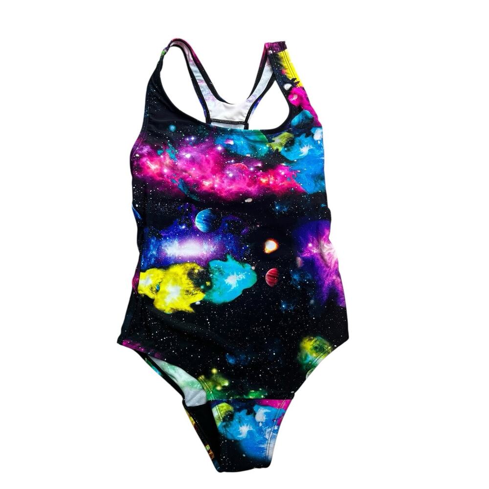 Space Galaxy Y2K Festival Racerback Once Piece Ruby Love One Piece Swimsuit XS